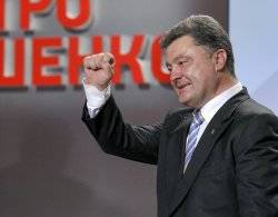 Poroshenko claims victory in Ukraine election 