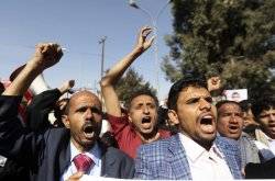 Yemenis demonstrate in Sanaa 