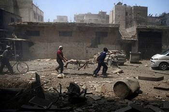 Syrian opposition forces push to break siege on Aleppo