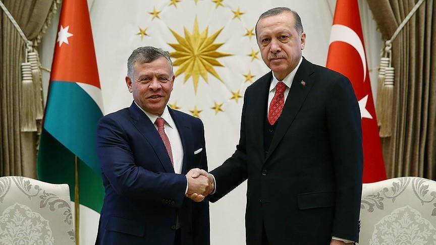 Erdogan, Jordan King discuss Jerusalem over phone