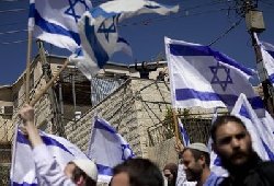 Clashes as settlers march in Israel 