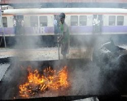 Deaths in India train collision 