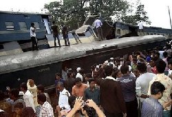 Deaths in Bangladesh train crash