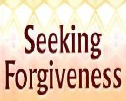 Seeking forgiveness