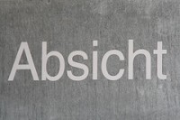 Aufrichtigkeit in der Absicht